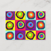 Carte D'accompagnement circles pattern elastic hair tie (Devant)