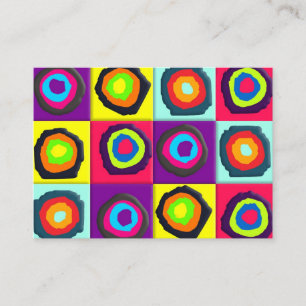 Carte D'accompagnement circles pattern elastic hair tie