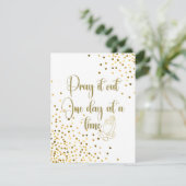 Carte D'accompagnement Citation d'affirmation de la prière (Debout devant)