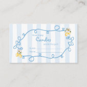 Carte D'accompagnement Citron bleu italien Bows Combien de bonbons (Devant)