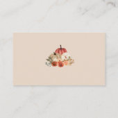 Carte D'accompagnement Citrouille Automne Devinez Combien De Candies Cart (Dos)