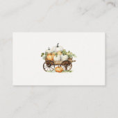 Carte D'accompagnement Citrouille Automne Devinez Combien De Citrouilles  (Dos)