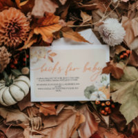 Citrouille Autumn Baby shower Livres Pour Bébé
