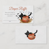 Carte D'accompagnement Citrouille Baby shower rabat insertion (Devant / Derrière)