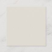 Carte D'accompagnement Citrouille blanc Déchets de Bébé Raffle (Dos)