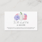 Carte D'accompagnement Citrouille blanc - Recette pour que la mariée soit (Devant)