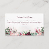 Carte D'accompagnement Citrouille d'automne (Devant)