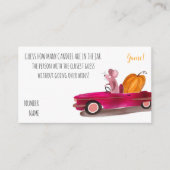 Carte D'accompagnement Citrouille de dessin d'Halloween Candy jeu de devi (Devant)