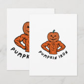 Carte D'accompagnement Citrouille de fer  (Devant / Derrière)