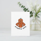 Carte D'accompagnement Citrouille de fer  (Debout devant)