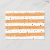 Carte D'accompagnement Citrouille Moderne Automne Baby shower Demande de (Dos)