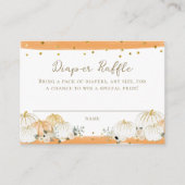 Carte D'accompagnement Citrouille Moderne Baby shower d'automne Déchets R (Devant)