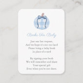 Carte D'accompagnement Citrouille Plaid Bleu Apporter Un Baby shower De L (Devant)
