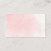 Carte D'accompagnement Citrouille rose Baby shower de demande de réservat (Dos)