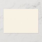 Carte D'accompagnement Citrouille rustique Floralm Diapper Raffle (Dos)