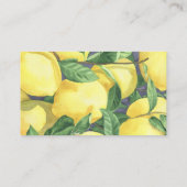 Carte D'accompagnement Citrus citron - Devinez combien de citron lâche l' (Dos)