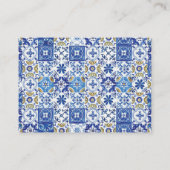 Carte D'accompagnement Citrus citron vert floral Détails du Mariage (Dos)