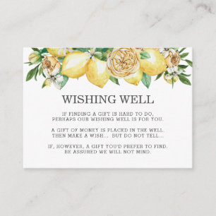 Carte D'accompagnement Citrus Citrus Floral Verdure Mariage Envie de bien