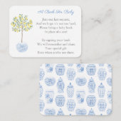 Carte D'accompagnement Citrus Citrus Préppy Lemon Tree Apportez Un Baby s (Devant / Derrière)