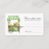 Carte D'accompagnement Citrus Lemon - Date night ideas \ Date jar (Devant)