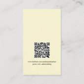 Carte D'accompagnement Citrus Lemon Greenery QR Code Mariage (Dos)