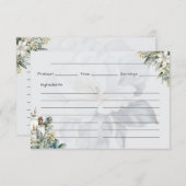 Carte D'accompagnement Clarity Basic Recette Card (Devant / Derrière)