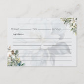 Carte D'accompagnement Clarity Basic Recette Card (Devant)