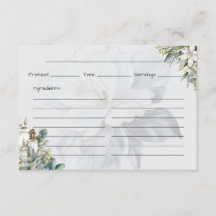 Clarity Basic Recette Card