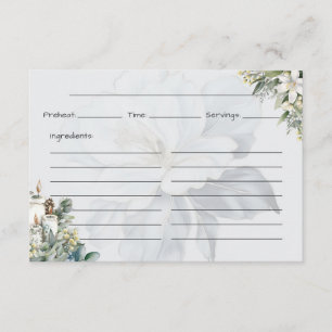 Carte D'accompagnement Clarity Basic Recette Card