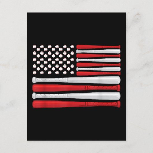 Carte D'accompagnement Classic American Baseball - Baseball Vintage (Devant)