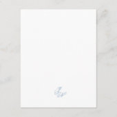 Carte D'accompagnement Classic Coastal Mariage Details Card - Newport, RI (Dos)