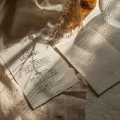 Carte D'accompagnement Classic Elegant Vintage Étiquette Détails Mariage