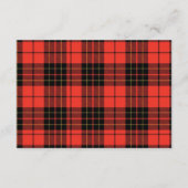 Carte D'accompagnement Classic Red  Inspired Baby Shower Enclosure Card (Dos)