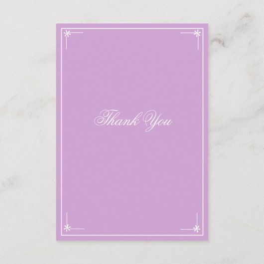 Carte D'accompagnement Classic script simple chic site mariage RSVP (Dos)