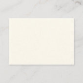 Carte D'accompagnement Classic White and Sage Green Wedding RSVP Qr Code (Dos)
