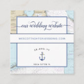 Carte D'accompagnement Classique #Nautical #Site Mariage Sud #Floride (Devant)