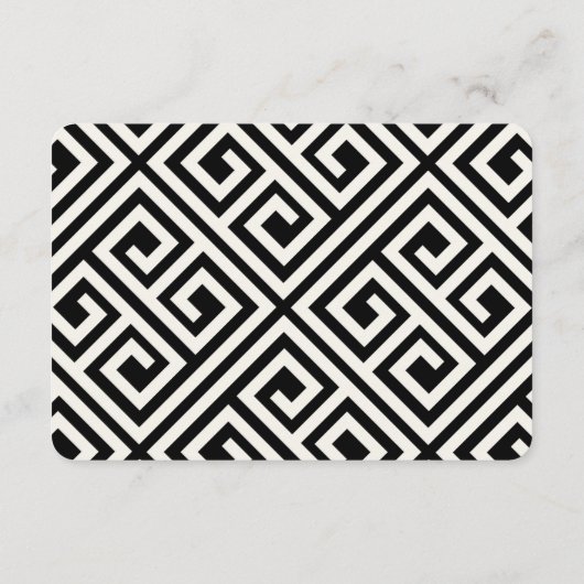 Carte D'accompagnement Classique Simple Script Moderne Chic Mariage Détai (Dos)