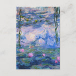 Carte D'accompagnement Claude Monet - Lys d'eau 1919<br><div class="desc">Claude Monet - Water Lilies 1919. La célèbre peinture artistique.</div>