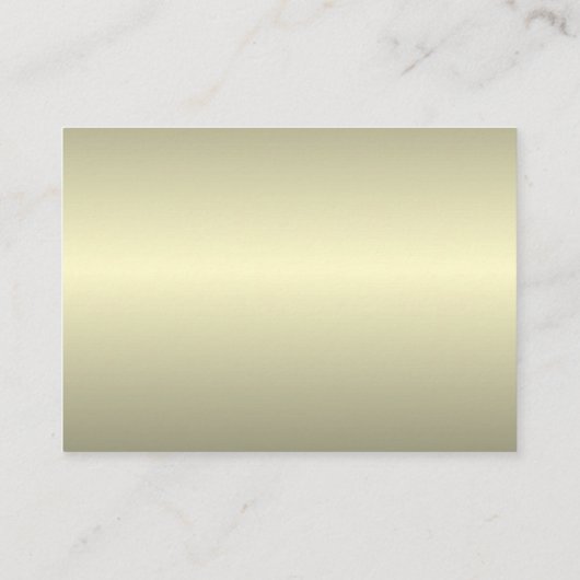 Carte D'accompagnement Clé noir et or - Réception (Dos)