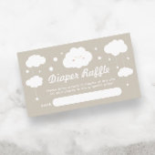 Carte D'accompagnement Cloud Heaven envoyé Baby shower Déchets Raffle