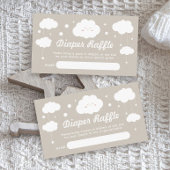 Carte D'accompagnement Cloud Heaven envoyé Baby shower Déchets Raffle