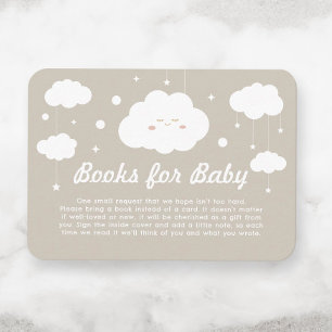 Carte D'accompagnement Cloud Heaven envoyé Baby shower Demande de carnet