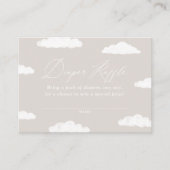 Carte D'accompagnement Cloud Neuf Baby shower Déchet Ticket (Devant)