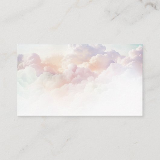 Carte D'accompagnement Cloud Neuf Baby showers Rainbow Cloud (Dos)