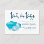 Carte D'accompagnement Cloud Nine Boy Baby shower Demande de réservation (Devant)