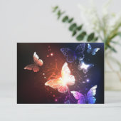 Carte D'accompagnement Clowing Night Butterflies (Debout devant)