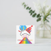 Carte D'accompagnement Clown : Je suis sobre à nouveau (Debout devant)