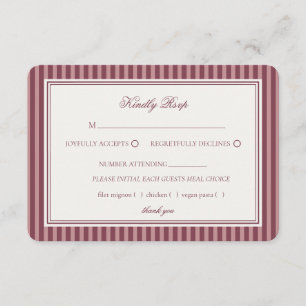 Carte D'accompagnement Club de Vigne de Vin RSVP Mariage à l'Ancienne For