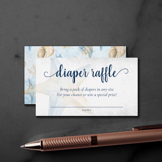 Carte D'accompagnement Coastal Chic | Brochure de fraise bleu or