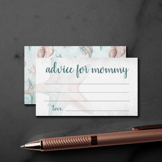 Carte D'accompagnement Coastal Chic | Conseil de douche à base de cuivre